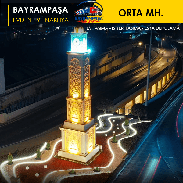 Orta Mahalle'de lüks ve hasarsız taşımacılık.